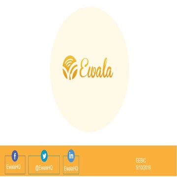 Startup Pitch Battle Ewala - FinTech Belgium Summit 2016