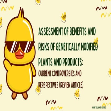 Biosafety issues related to GM crops | PPTX