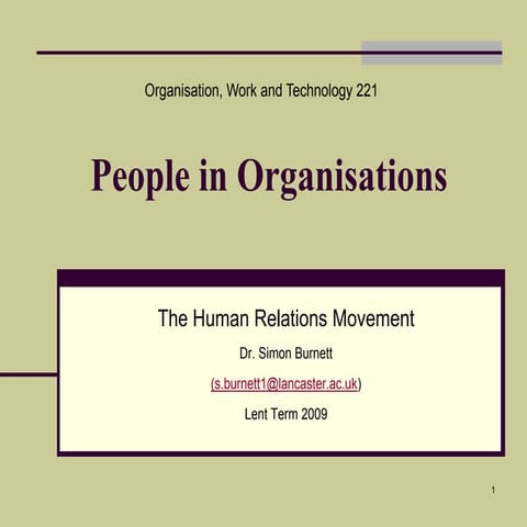 221   Human Relations