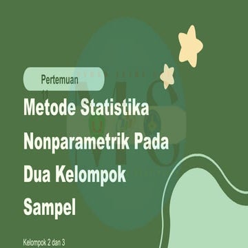 Metode Statistika nonparametrik pada dua kelompok sampel.pdf