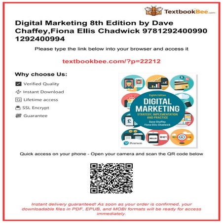 Comprehensive Guide to Digital Marketing Strategy and Practice - 8th ...