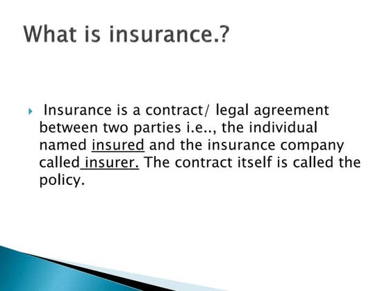 Introduction about insurance | PPT