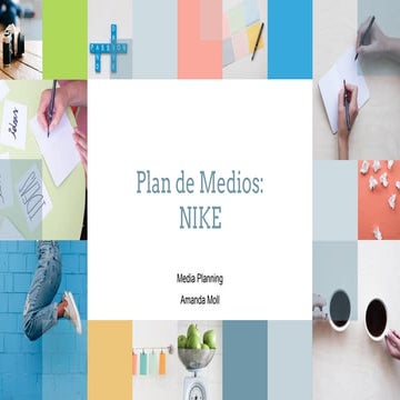 Plan de Medios Nike Amanda Moll