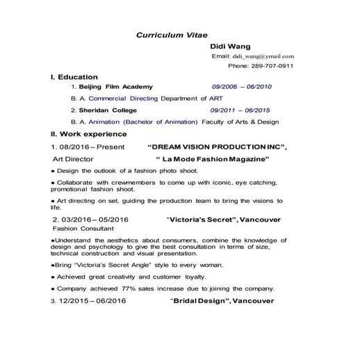 Didi Wang - Curriculum Vitae_AD