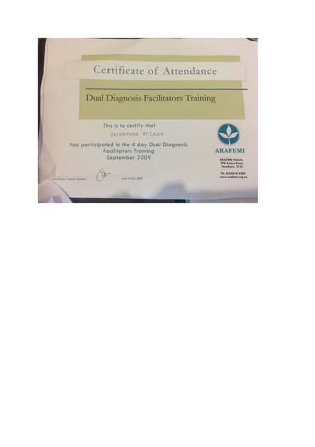 MH Certificates gained