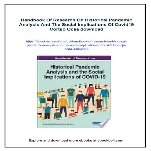 Handbook Of Research On Historical Pandemic Analysis And The Social ...