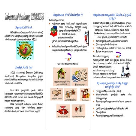 223760355 leaflet-hiv-aids | PPT