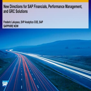 Explore New Directions in Financials, Performance Management, and GRC