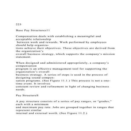 223Base Pay Structures11Compensation deals with establ.docx