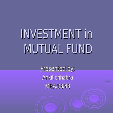 22471070 mutual-fund-ppt