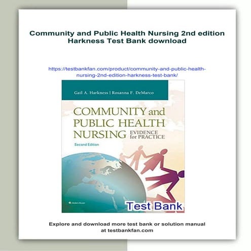Community and Public Health Nursing 2nd edition Harkness Test Bank