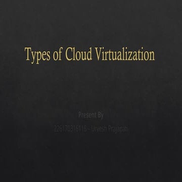 PPT FOR CLOUD DATA CENTER MICRO PROJECT.