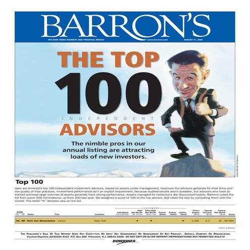 Barron\'s Top 100