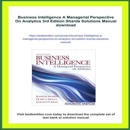 Business Intelligence and Analytics Systems for Decision Support 10th ...