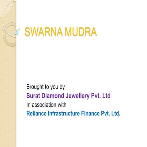 22767 swarna mudra (1) | PPT