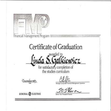 LS Fortin-GE FMP Certificate | PDF