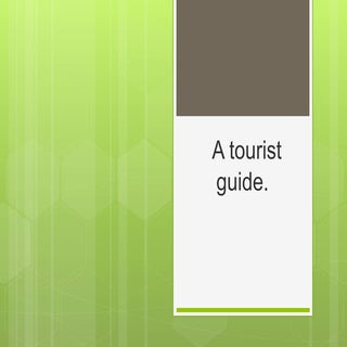 A tourist guide