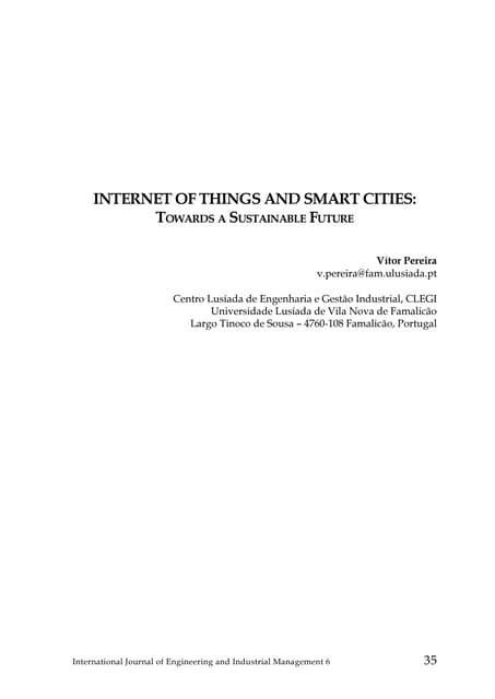 Internet Of Things And Smart Cities Towards A Sustainable Future Pdf Internet Of Things And Smart Cities Towards A Sustainable Future Pdf