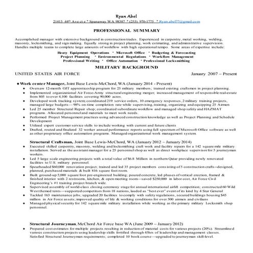 Ryan Abel Posting Resume