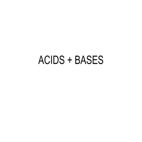 22 acids + bases