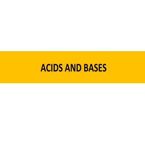 22 acids + bases