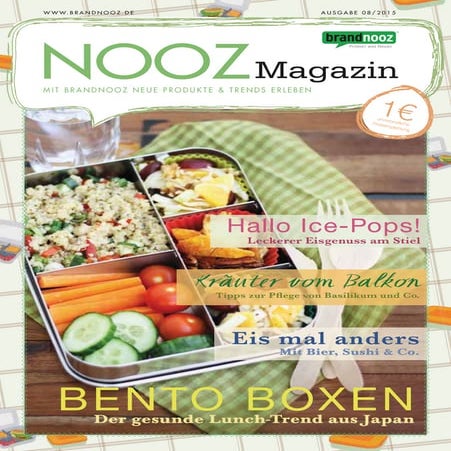 brandnooz NOOZ Magazin Ausgabe 08/2015