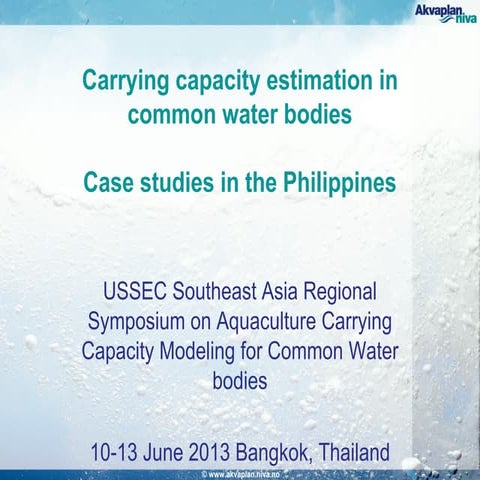 03. Carrying Capacity estimation White 1 | PDF