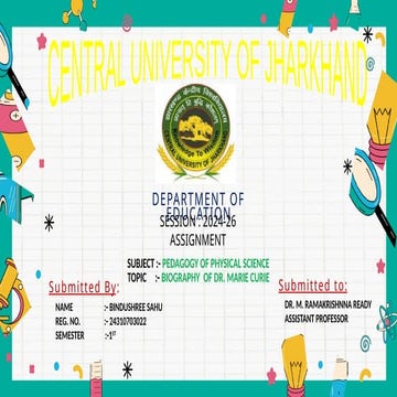 22 Bindushree Sahu.pptxmadam curie life and achievements