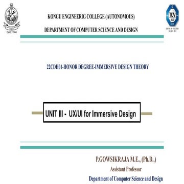 22CDH01-UNIT III-UX-UI for Immersive Design