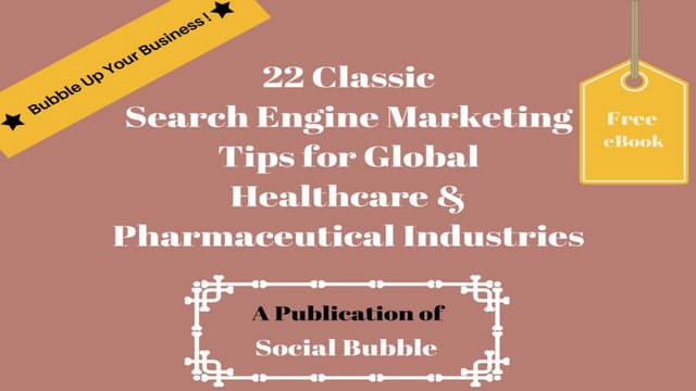 22 classic search engine marketing seo tips for global healthcare & pharmaceu...