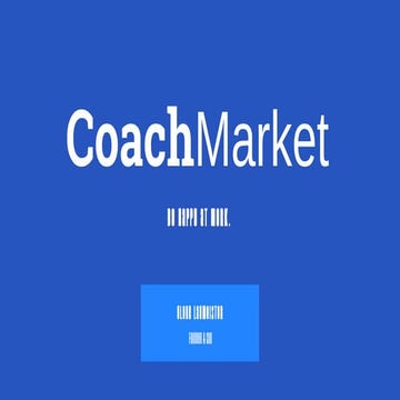 500’s Demo Day Batch 13 >> CoachMarket