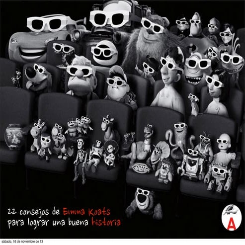 22 consejos de Emma Coats para lograr una gran historia