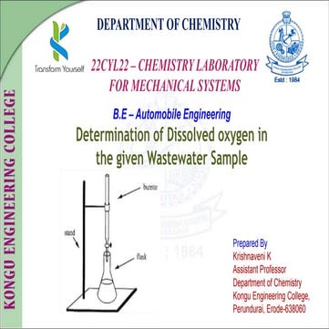 22CYL22 & Chemistry Laboratory for Mechanical Systems (AUTO-DO).ppt