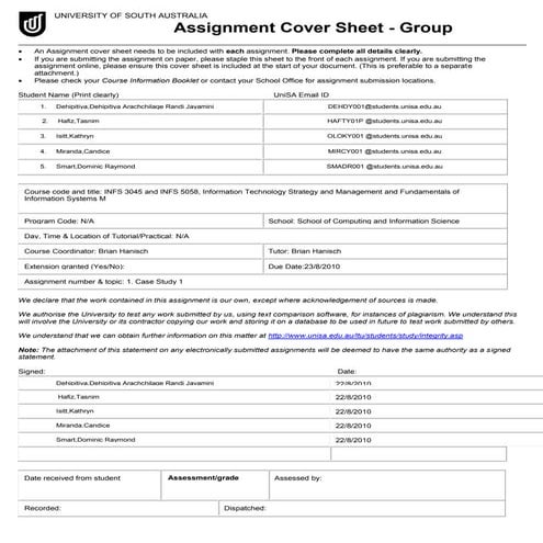 Group work - Amazon case study