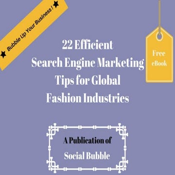 22 efficient search engine marketing tips for global fashion industries
