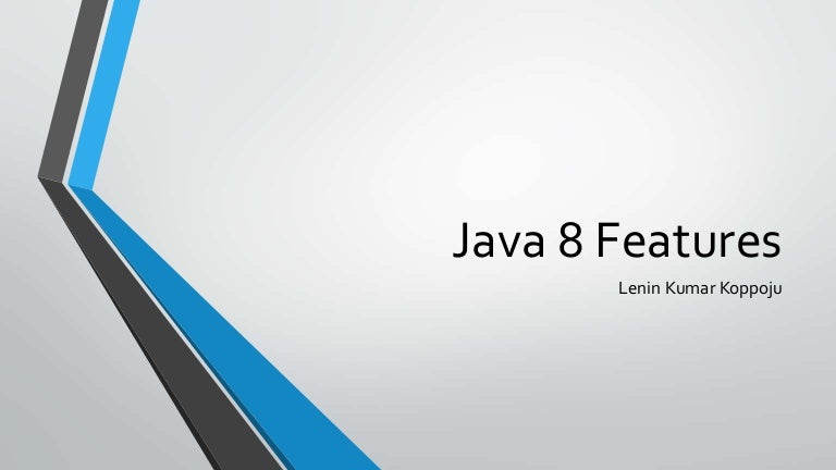Java 8 Features