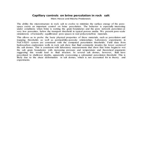 22 hesse capillary controls on brine percolation 