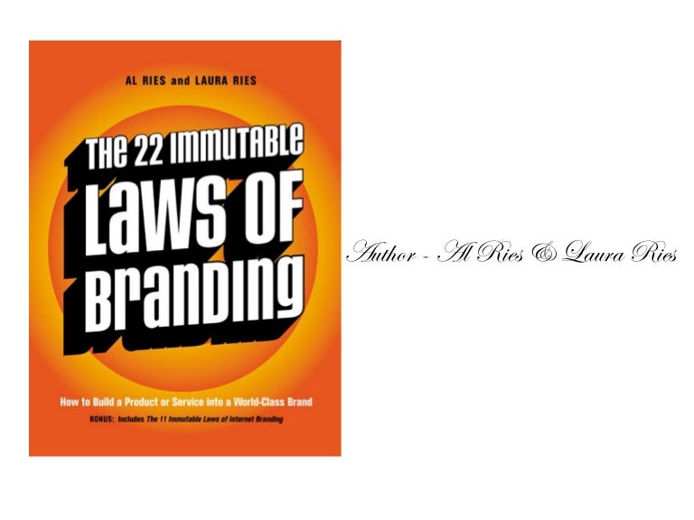 the 22 immutable laws of branding pdf