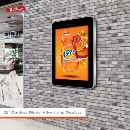 22 inch Outdoor Digital Advertising Displays