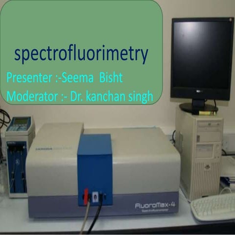 spectrofluorimetry ppt