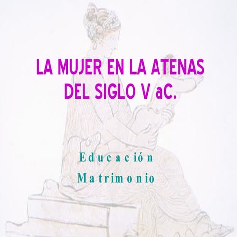 22 La situación de la mujer