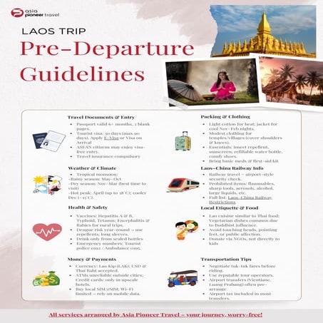 Essential Laos Pre-Departure Guidelines Every Traveler Should Know
