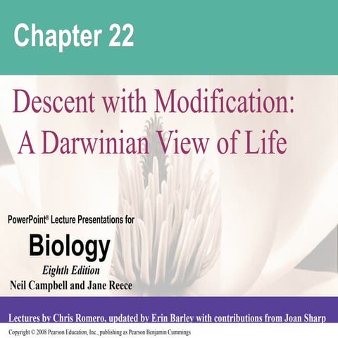 Campbell chapter 22-for biology lovers i would say