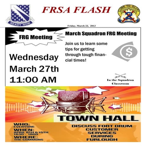22 Mar 13 FRSA Flash