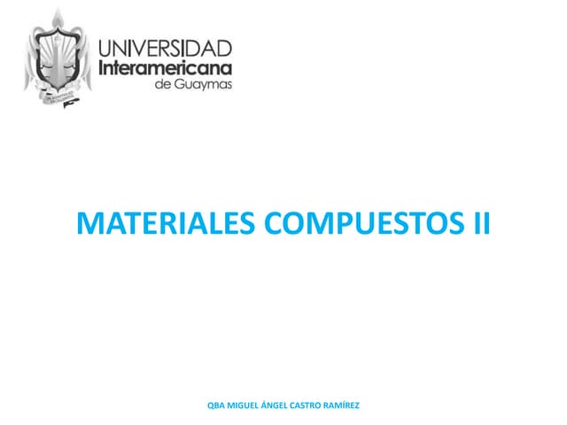 22 Materiales Compuestos II