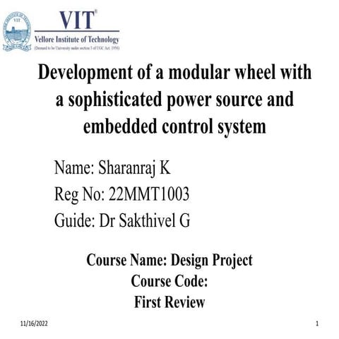 22MMT1003_Design Project First Review.pptx
