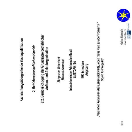 2.2. Organisation 2020