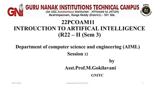 22PCOAM11 Unit 2:Session 12 Horn Clause.pptx