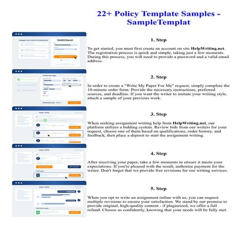 22 Policy Template Samples - SampleTemplat