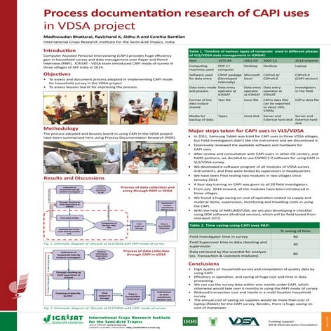 Process documentation research of CAPI uses in VDSA project 